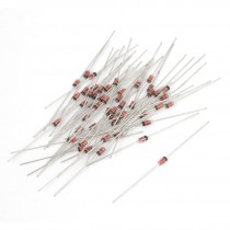 55Pcs 1N4746 18V 1W Glass Sealed Case Axial Leads Zener Diodes