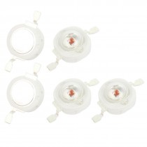 4pcs 1W Power Energy Saving Yellow LED Lamp Light Beads Emitter 40-45LM