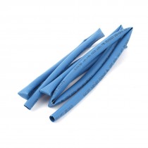 1m 3.3ft Dia Ratio 2/1 6mm Blue Wire Insulation Heat Shrink Tube Tubing