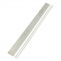 10 Pcs Stainless Steel 300x3mm Round Rod for RC Airplane