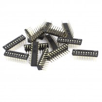 14 Pcs Black Double Row 20 Pin 10P Positions DIP Switch 2.54mm Pitch