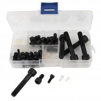 65 Pcs RC Airplane Model Part 5 Size Hexagonal Cross Socket Cap Head Screw Set