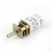 DC 3V 15RPM 3mm Diameter D Shaft Cylinder Electric Geared Box Speed Reduce Motor