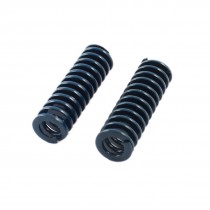 2 PCS Light Load Spiral Stamping Compression Die Spring Blue 10mm x 30mm