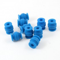 Aerial Photography Round Shape Vibration Dampening Ball Blue 10 Pcs