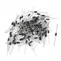 100Pcs 1N4001 400V 1A Axial Polarized Fast Rectifier Rectifying Diodes