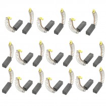 Electric Drill Replacement 17mm x 6mm x 6mm Carbon Brushes 10Pairs