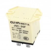 JQX-30F DC 24V Coil Voltage 8-Pin Miniature DC Electromagnetic Relay
