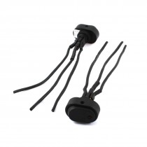 DC 20A 12V Red LED Light SPST 2 Position On/Off Control Rocker Switch 2pcs