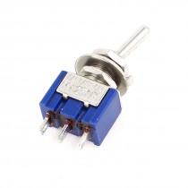 AC125V 6A 3 Pin 2-Position SPDT On/On Self Locking Miniature Toggle Switch