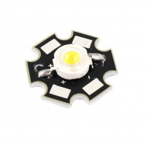 3W 3000-3500K Warm White LED Light Star Base Lamp Bead Emitter 3.0-3.9V