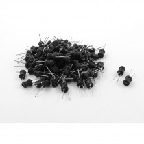 100Pcs Through Hole 47UH 47uH 900mA 6x8mm 10% Radial Lead Inductor