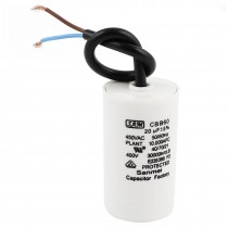 CBB60 20uF AC 450V Washing Machine Polypropylene Film Capacitor