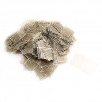 500Pcs Mica Paper Sheets Insulator 20mmx25mmx0.09mm