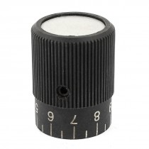 Mechanical 10x24mm Metal Clamping Hole Fine Tuning Numeric Scale Knob