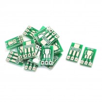 2.3mm 1.5mm Pitch SOT89 SOT223 SIP3 SMD Transistor IC Adapter Plate 15 Pcs