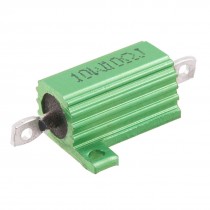 Green 10 Watt 10 Ohm 5% Aluminum Shell Wire Wound Resistor Wdode