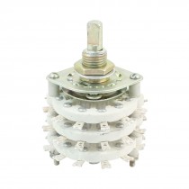 6mm Dia Shaft 3P6T 3 Decks Band Channel Rotary Switch Selector