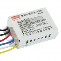 AC 220V 50Hz 4 Way 3 Section Lamp Digital Control Change Frequency Switch