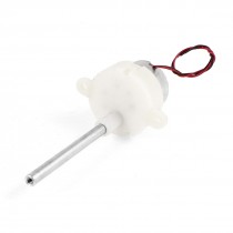DC 5V-12V 60mA 5-12RPM 5mm Diameter Shaft 63mm Long Axis Speed Reduction Motor