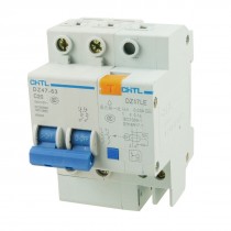 DZ47-63 C20 20A Rated Current 2 Pole ELCB Earth Leakage Circuit Breaker