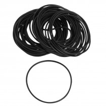 45mm x 1.5mm Nitrile Rubber O Ring Oil Seal Grommets 50 Pcs