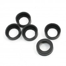 5 Pcs 20mm x 18mm x 1.5mm Sink Rubber Gasket Washers Seal Rings