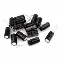 15Pcs 10V 2200uF Radial Leads Polarised Aluminium Electrolytic Capacitor