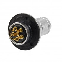 DF25-6 250V 25A 6 Pin Terminals XLR Plug Air Connector
