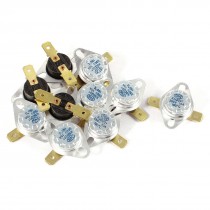10 Pcs KSD201 250V 10A 160 Celsius Normal Close Temperature Controlled Switch