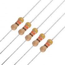 100 x Resistors 430 ohm OHMS 1/4W 250V 5% Carbon Film