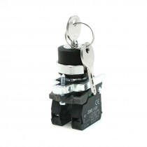 AC 240V 6A NO Key Rotary Key Locking Style Push Button Switch ZBE-101