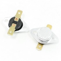 2 Pcs 250V 10A 110 Celsius 230F Temperature Controlled Switch KSD301