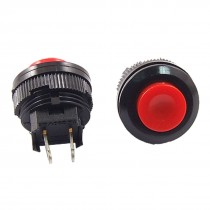 5 Pcs x Red Cap 2 Pin SPST OFF-(ON) Momentary NO Push Button Switch 1A 230V AC