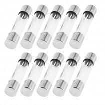 10 Pcs Fast Blow Type Glass Tube Fuses 6x30mm 250V 15A