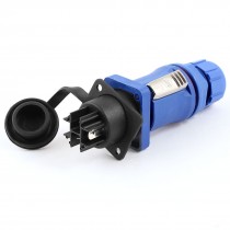 AC 250V 23A 3 Pin Male Plastic Housing Aviation Connector Plug Adapter