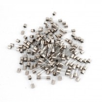 5mm x 20mm Overcurrent Protection Clear Glass Fuse Tube 250V 5A 100 Pcs