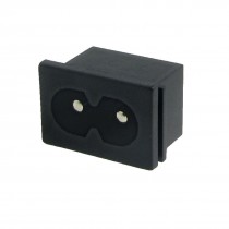 10 x Male Plug IEC320 C8 AC Power Socket Connector 2.5A 250V