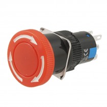 AC 220V Panel Mounting Mushroom Emergency Stop Switch Cciyg