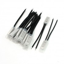 12 Pcs 70C Celsius Degree Bimetal Head Temperature Control Switch N/C 250V 5A