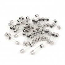 40 Pcs 250 Volts 2Amp Fast Blow Type Glass Tube Fuses 6mm x 30mm