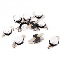 10 PCS AC250V 10A 90C NC Auto Reset 2Pin Terminals Temperature Control Switch