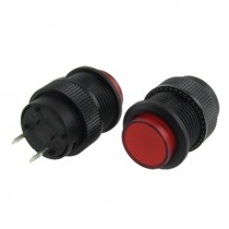 10 Pcs Red 2 Pin SPST OFF-(ON) N/O NO Self-locking Push Button Switch 3A 250V AC