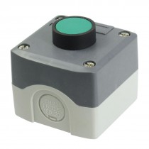 Plastic Shell SPST Momentary Green Flat Push Button Switch 240V/3A