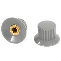 2 Pcs Replacement 6mm Dia Audio Volume Control Potentiometer Knobs 32mmx21mm