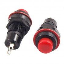 10 Pcs AC 250V/1A Momentary SPST NO 2 Pins Push Button Switch