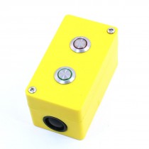 3A 250VAC SPDT NC+NO Green Red Indicator Latching Metal Pushbutton Station