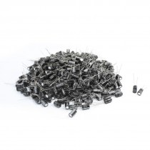 500PCS 10uF 250V 12mm x 8mm Aluminum Electrolytic Capacitors