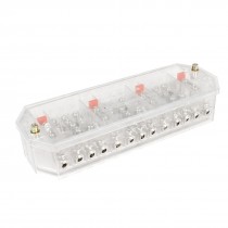 5mm Dia Hole Three Phase Four Wire Junction Box 250V 16A DFY1