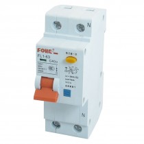 AC 230V 40A 1 Pole 1P+N On/Off Switch Miniature Circuit Breaker FL1-63 C40